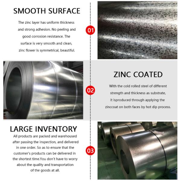 Hot Dipped Galvanized Iron Coil Q215 EN10147 SGCH570 For Building 1