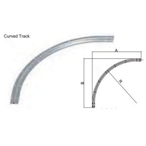 Round The Corner Turning Sliding Gate Curved Track Door Rail