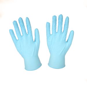 China Non-Sterile Disposable Protective Gloves Powder Free Examination Nitrile Material on sale