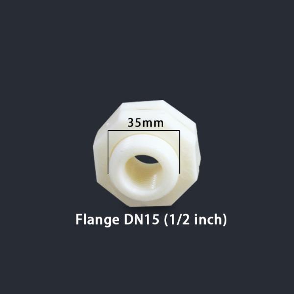 DN15-DN80 Garden Water Tank Plastic PVC Valve Fittings Adapter with Flange Connection