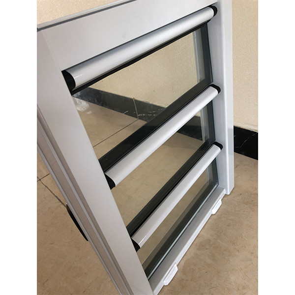Customizable White Glass Louver Window With Acceptable OEM Shutter
