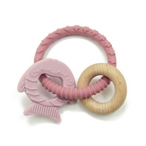 China Chewable Bangle Beads Toy Soothe Gums Silicone Teethers For Toddlers on sale