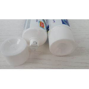 210g large Diameter Toothpaste Tube Plastic laminated Packaging with Transparent