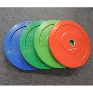 Tranning Weight Lifting Pure Rubber Bumper Plates
