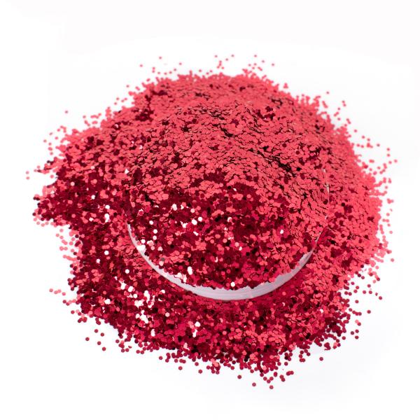 Add Some Sparkle to Your Festival Home Decoration with 2023 Hotsale PET Hexagonal Glitter Powder in Pink Purple and Red