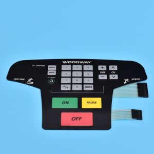 Ultra Responsive Membrane Switch Keypad Customizable Layout with LCD Display