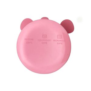 Promotional Silicone Baby Bear Bowl With Suction High Durability