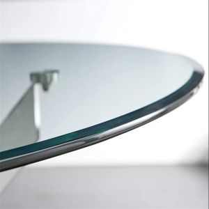Modern Design Round Tempered Glass Table Top with Laminated Glass