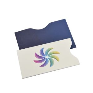 China Printed RFID Blocking Aluminum Safety Sleeve / Credit Card Protector on sale
