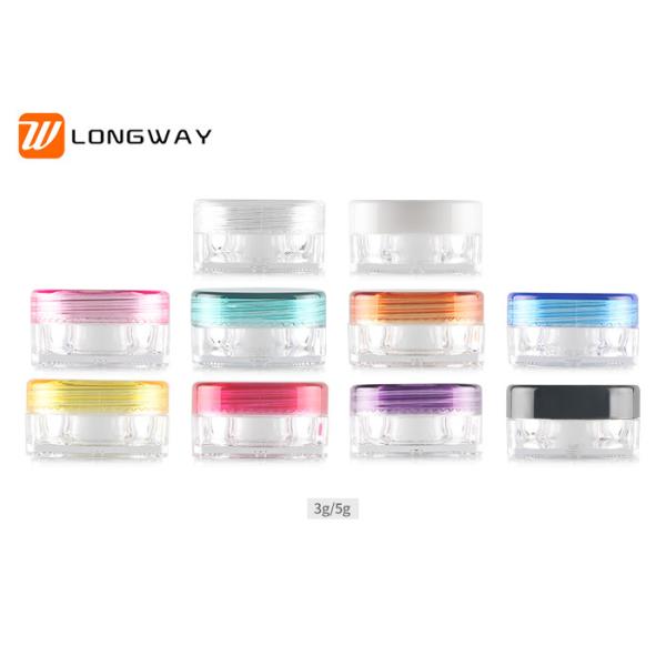 Buy 3 Gram 5g Small Empty Eyeshadow Pots , Square Powder Sifter Containers at wholesale prices