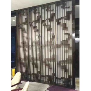 China Laser Cut Panel Stainless Steel Decorative Screen Factory Manufacturer