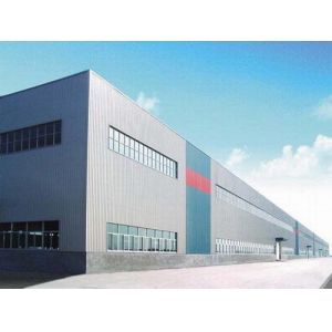 Pre Fab Warehouse Steel Structure Q235, Q345 Prefabricated Metal Warehouse