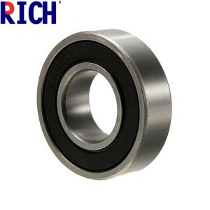Auto Carbon Steel Ball Bearing 6203 ZZ / 2RS Seal P0 Precision Rating ODM