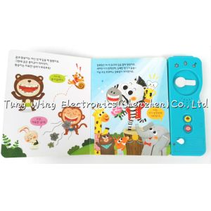 Custom Mold Flush Toilet Shaped Module for button sound book