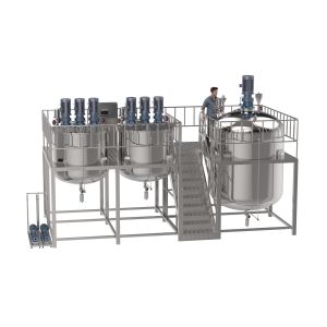 316/304 Stainless Steel Liquid Detergent Mixer Homogenizer Machine