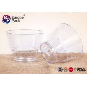 BPA Free Disposable Plastic Dessert Shot Glasses 0.9Mm Thickness