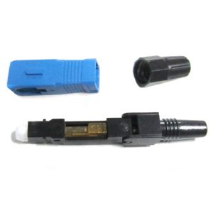 Distribution frames Un - polished FTTH Solution , SC Fast Connector with Fiber