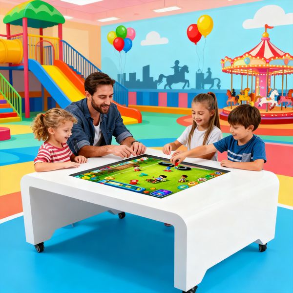 Buy 32 Inch LCD Touch Interactive Table Android 4+32GB for Kindergarten Education Equipment at wholesale prices