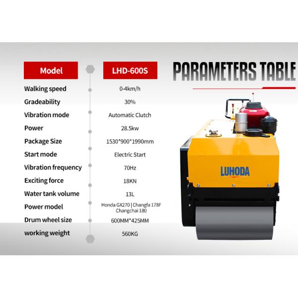 High Quality Walk Behind Road Roller Road Construction Machinery China Vibratory Roller Compactor
