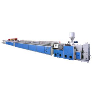 Quality PVC , PE , PP , WPC door panel making machine / wpc profile extrusion line SJZS92 / 188 for sale