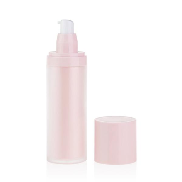 Pink Plastic Cosmetic Containers Lotion Pump 50g 120g TSA