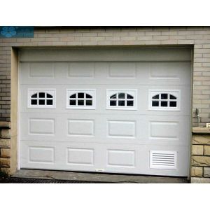 PU Infilled Insulated Galvanized Steel Panel Sectional Overhead Door