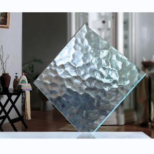 Frosted Patterned Tempered Glass 3mm Solid Figured Rolled Glass