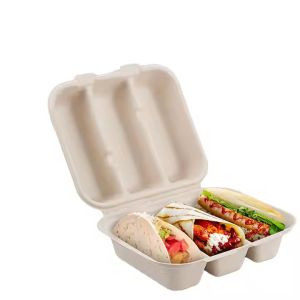 Customized Color Disposable Lunch Containers and Clam Shell Burger Boxes
