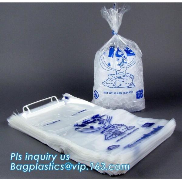 WICKETEDice pop plastic packaging ldpe flat clear polythene bags recycling