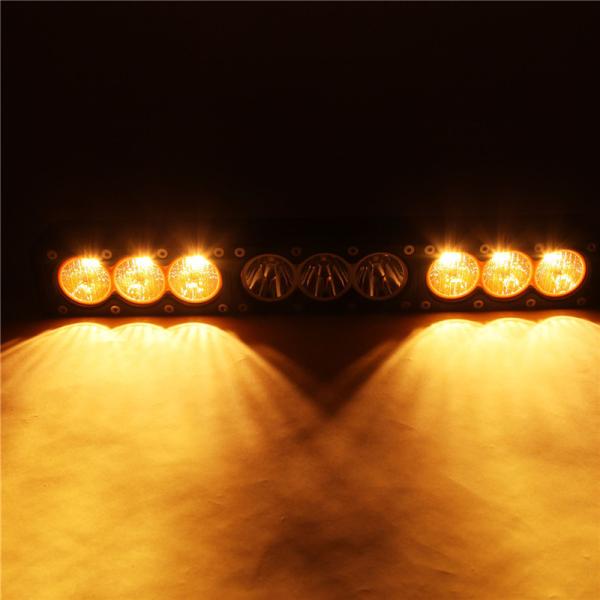 Amber& White offroad led light bar 10W Cree PC lens DHCB-L90SDC