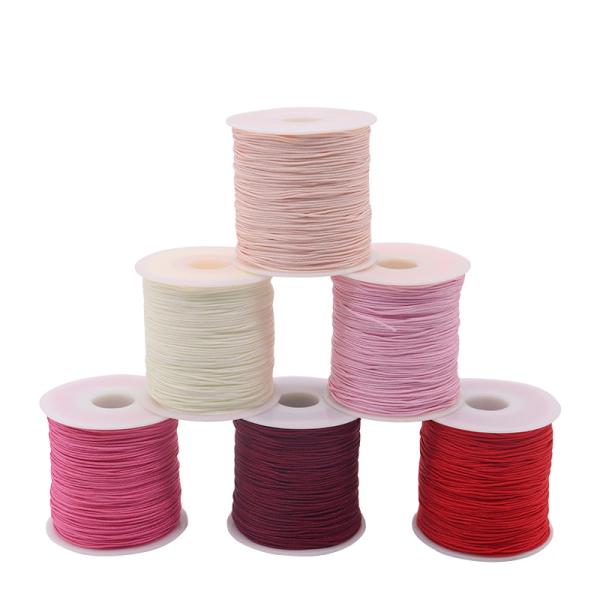 Taiwan Jade Thread Braided Jewelry Nylon Rope for DIY Chinese Knot 0.8mm 1.0mm 1.5mm