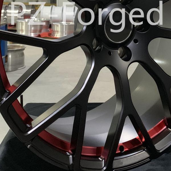 5x130 matt black color and red line 22x10 wheels forged wheels for mercedes G class