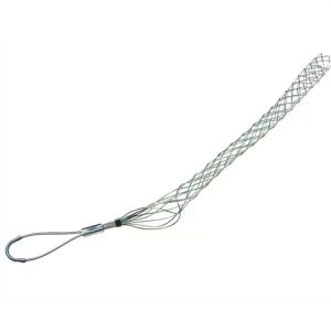 China Custom 12-16MM Cable Pulling Sock Eye Mesh Grip Wire Mesh Puller Cable Puller Socks Wire Mesh Grip Flexible Snap on sale