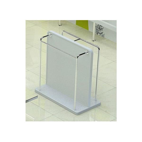 Modern Lady Clothes Shop Garment Display Stand With MDF Painting