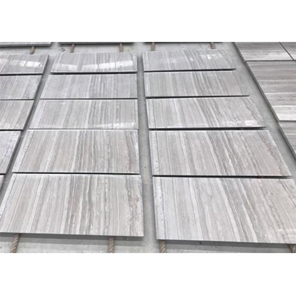 Buy White Wooden Veins Marble Stone Slab 305x305x10mm 305x610x10mm 600x600x18-20mm at wholesale prices