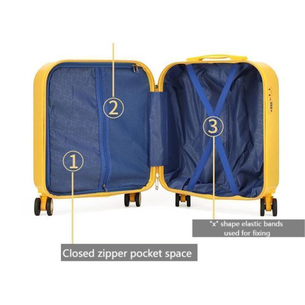 OEM Childrens Rolling Suitcase With 1 Beauty Case Macaron Color Youth Rolling Luggage