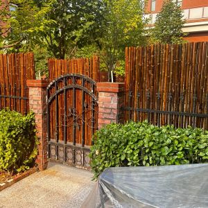 China Anti Mould Painted Bamboo Stakes Colourful Plant Tonkin Carbonized 250cm on sale