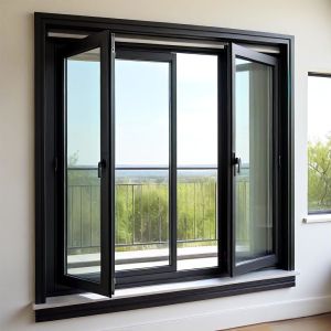 Quality Atomic White Commercial Aluminium Casement Window Insulating Glass Aluminum Window for sale