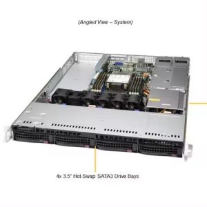 SuperServer SYS-510P-WTR Single Socket 2x 2.5" Drive Bays Network Card AOC-S25G