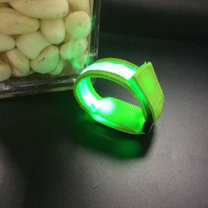 LED fiber cloth wrist strap,bracelet, movement, cheer, light band