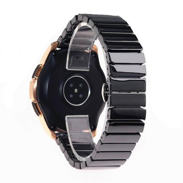 Black 22mm Ceramic Watch Strap 20g Luxury 20mm Ceramic Watch Band