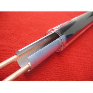 High Efficiency U Pipe Solar Collector No Noise 45 Degree Angle Frame For