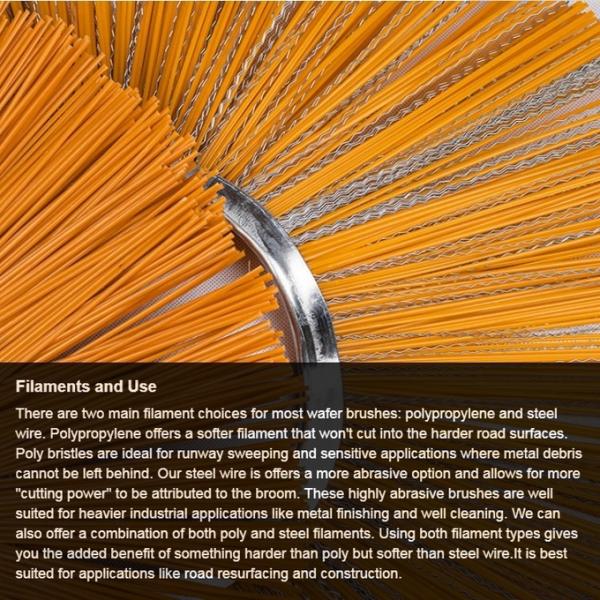 Industrial Wafer S4 Road Sweeping Brush for Street Cleaning