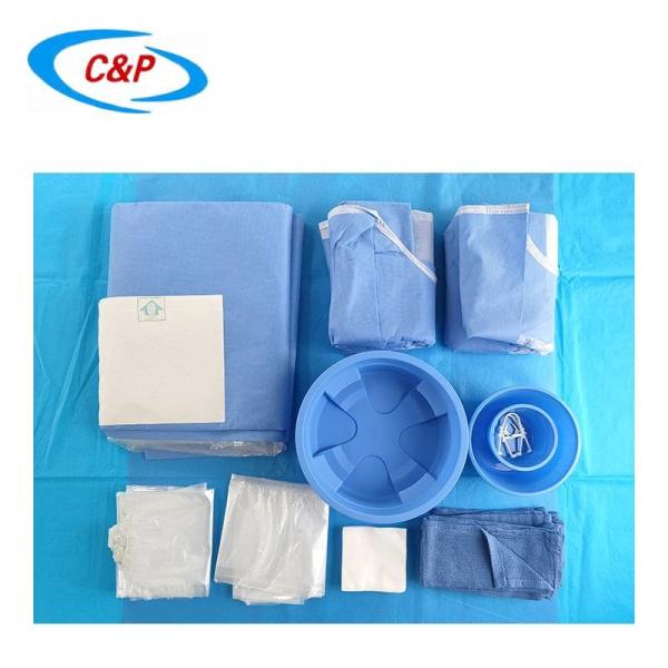 Buy Medical Supplies Disposable Angiography Pack with Reinforced Surgical Gown at wholesale prices