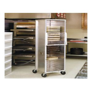 RK Bakeware China 15 Trays Aluminum Automotive Rolling Pizza Rack For Pizzerias