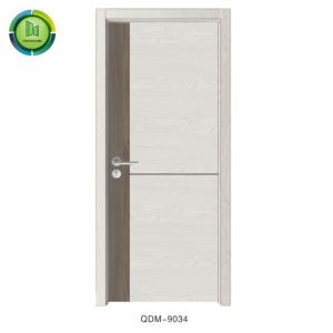 High Temperature Resistant WPC Solid Door , CE Certified Customized Wooden Doors