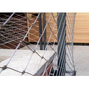 8m Width Stainless Steel Wire Rope Netting Mesh Screen