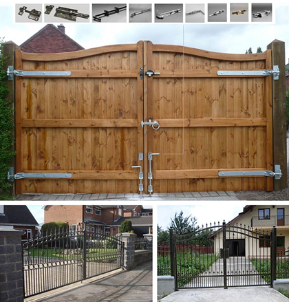 Security Two-Bolt Bathroom Sliding Door Bolt/Gate Latch Tower Sliver Zinc Steel