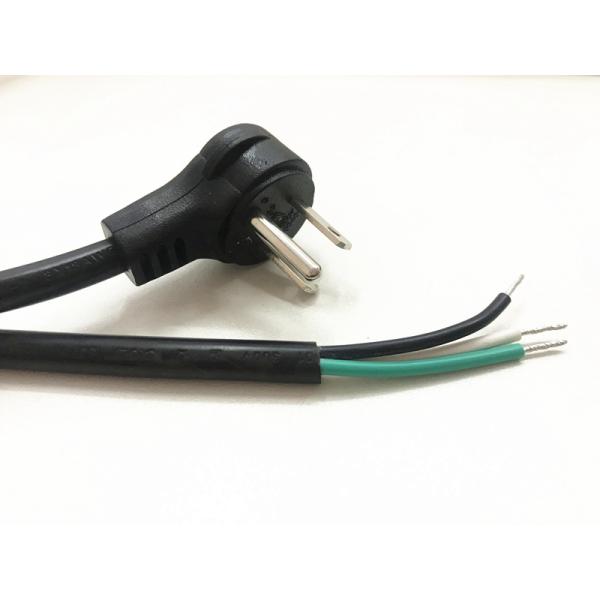 Thailand 3pin black power cord without stopper 10A/16A copper power cable