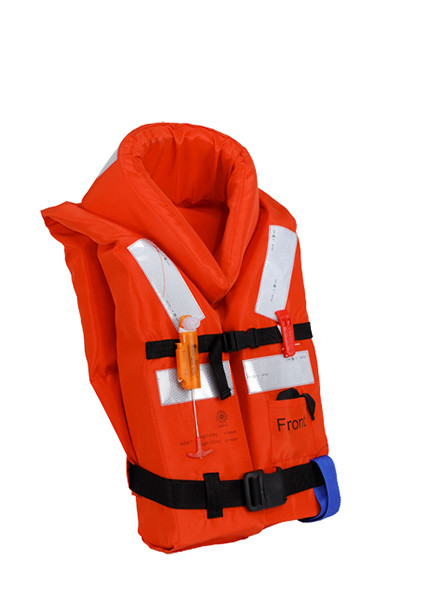 Buy CCS, DNV-GL, EC, MED Approved SOLAS Standard Marine 150N Foam Life Jacket at wholesale prices